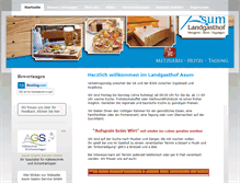 Tablet Screenshot of gasthof-asum.de